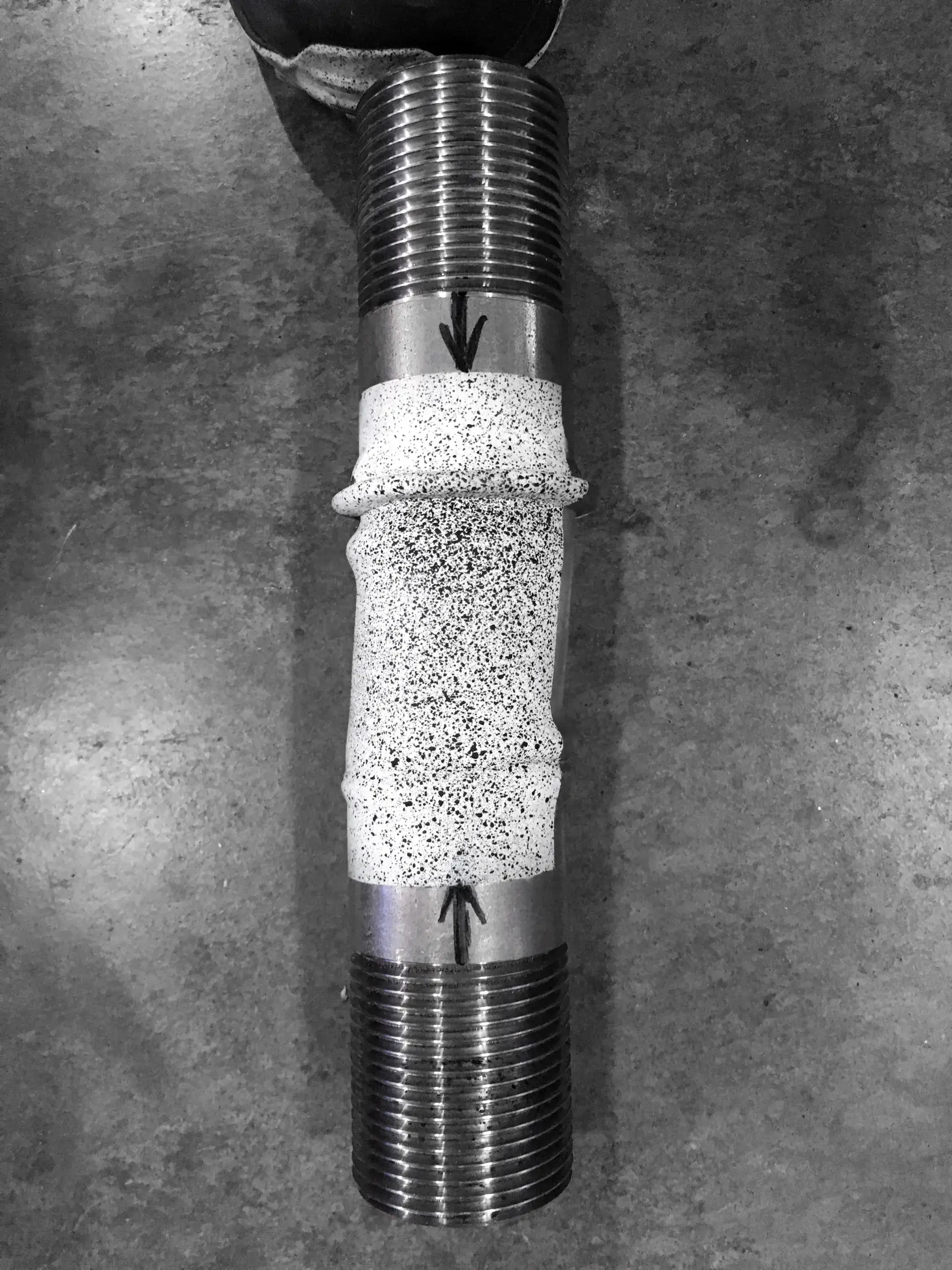 Automotive Tube After the Axial Compression Testing, FADI-AMT